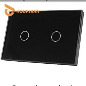 WIFI +RF curtain touch switch , Nuetral and Live wire ,2000W total